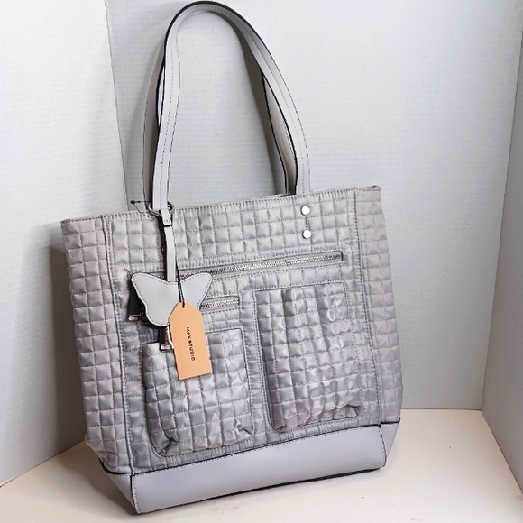 Max Studio Large Grey Tote/ Shoulder Bag - Picture 1 of 12